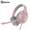 Baseus GAMO D05 Immersive Virtual 3D Işıklı pc Gaming Oyuncu Kulaklığı-(5775)