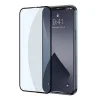 Baseus İPhone 12-12 Pro 0.3MM Full Anti Blue Light Tempered Cam Ekran Koruyucu 2Adet Set-(5775)