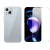 Baseus iPhone 15 Schott Serisi Şeffaf Silikon Kılıf + Tempered Ekran Koruyucu Set-(5775)