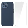 Baseus Liquid Silica Gel iPhone 14 Plus 6.7 Magsafe Silikon Kılıf + Tempered Ekran Koruyucu Set-(5775)