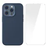Baseus Liquid Silica Gel iPhone 14 Pro 6.1 Magsafe Silikon Kılıf + Tempered Ekran Koruyucu Set-(5775)