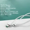 Baseus Mini White Micro USB 4A OPPO VIVO Dash Usb Şarj Kablosu 0.5cm-(5775)