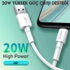Baseus Mini White Micro USB 4A OPPO VIVO Dash Usb Şarj Kablosu 0.5cm-(5775)