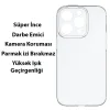 Baseus Simple Case iPhone 14 Pro 6.1 Kamera Korumalı İnce Silikon Şeffaf Kılıf-(5775)