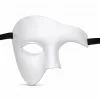 Beyaz Yarım Erkek Maske – Phantom Parti  Balo Maskesi