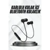 Bluetooth Bağlantılı Kablolu Mıknatıslı Sport Kulaklık