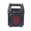 Bluetooth Hoparlör Led Işıklı Taşınabilir Kablosuz Speaker Uzun Pil Ömrü