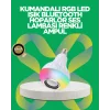 Bluetooth Hoparlörlü LED Ampul – 12W Enerji Tasarruflu