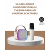 Bluetooth Karaoke Mikrofon ve Hoparlör Seti Taşınabilir
