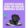 Bluetooth Kulaklık TWS Yüksek Ses Kaliteli Kesintisiz Dijital Göstergeli Kulaklık
