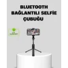 Bluetooth Selfie Çubuğu – 360° Dönebilen Başlık Kablosuz Bağlantı