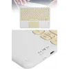 Bluetooth Touchpad Klavye 10.9 inch Kablosuz Wifi Q Klavye Slim