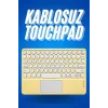 Bluetooth Touchpad Klavye Ultra İnce Taşınabilir Q Klavye