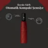 Bordo Kılıflı Otomatik Kompakt Şemsiye