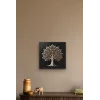 Bronz Ağaç Kanvas Tablo 60x60cm