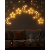 Büyük Ay Yıldız Ramazan Led Işık Dekoratif Işıklı Süs