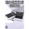 Büyük Boy Anahtarlı Kitap Görünümlü Gizli Kasa Çelik Kasa Altın Kasası