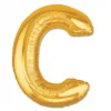 C Harf Folyo Balon Altın Renk  40 İnç