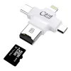 Card Reader 4in1 Type-C- İphone Lightning-Micro Usb Hafıza Kart Okuyucu-(5775)
