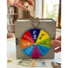Çarkıfelek Konseptli Ahşap Birikim Kumbarası