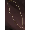 Çelik Gold Renk 60 cm İnce İtalyan Zincir Kolye