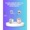 Çevre Dostu Cam Gövdeli Kablosuz Smoothie Blender
