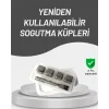 Çevre Dostu Metal Buz Küpü ve Kullanışlı Klips Seti