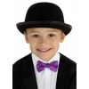 Charlie Chaplin Stil Çocuk Şapkası – Siyah Melon Parti Şapkası