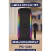Çift 4 inç Hoparlörlü RGB Işıklı Bluetooth Ses Sistemi