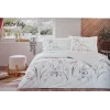 Çift Kişilik Ranforce Nevresim Takımı White Lily