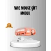 Çift Modlu Kablosuz Bluetooth 5.0 + 2.4GHz Mouse – 3 Cihaz Bağlantılı Hızlı Geçiş Düğmeli