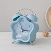 Çift Zilli Metal Masa Çalar Saat (8.8 cm) - Pilli & Işıklı