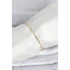 CM 14K Gold Renk Ataç Zincir Model Kadın Bileklik