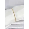 CM 14K Gold Renk Burgu Model Kadın Bileklik