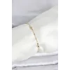CM 14K Gold Renk Damla Topçuk Model Kadın Bileklik