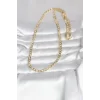 CM 14K Gold Renk Kalın Zincir Model 60 cm Kadın Kolye