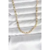 CM 14K Gold Renk Lazer Model 45 cm Kadın Kolye