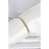 CM 14K Gold Renk Yassı Zincir Yılan Model Kadın Bileklik