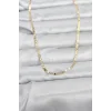 CM 14K Gold Renk Zincir Model 60 cm Kadın Kolye