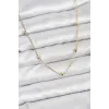 CM Gold Renk Top Zincirli Kadın Kolye