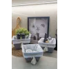 Çok Amaçlı Saklama Organizer Kutu Kare Keçe Sepet (mini) - 03433