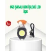 Çok İşlevli USB Şarjlı Anahtarlık Fener