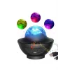 Çok Renkli Projektör Lamba Disko Topu Gece Lambası Kablosuz