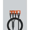 Çoklu USB Şarj Kablosu – 1,2m Hızlı Şarj, 3A Güçlü Akım
