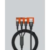 Çoklu USB Şarj Kablosu – 1,2m Hızlı Şarj, 3A Güçlü Akım