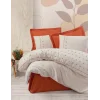 Cotton Box Brode Ranforce Çift Kişilik Nevresim Takımı Joli Kiremit