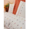 Cotton Box Brode Ranforce Çift Kişilik Nevresim Takımı Joli Kiremit