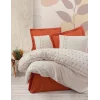 Cotton Box Brode Ranforce Çift Kişilik Nevresim Takımı Joli Kiremit