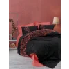 Cotton Box Brode Ranforce Çift Kişilik Nevresim Takımı Rosen Mercan
