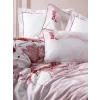 Cotton Box Çift Kişilik Elit Saten Nevresim Takımı Gules Kırmızı